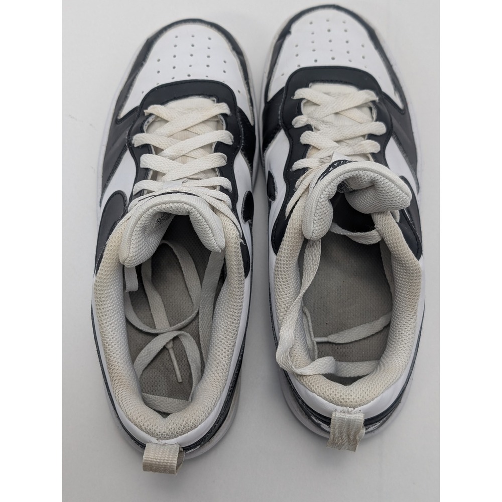 Nike Court Borough Low Recraft Big Kids Shoes Black White DV5456-131 7Y - Picture 4 of 11